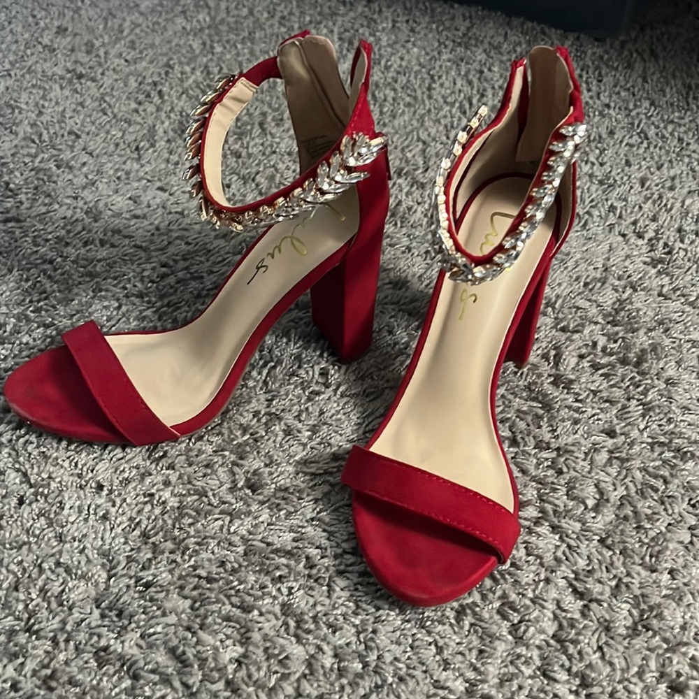 Red Lulu Heels